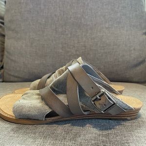Blowfish grey sandals size 6.5
